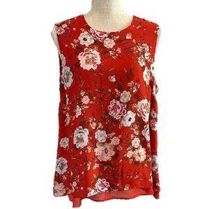 LEX & MADISON Flowy Floral Top - Large